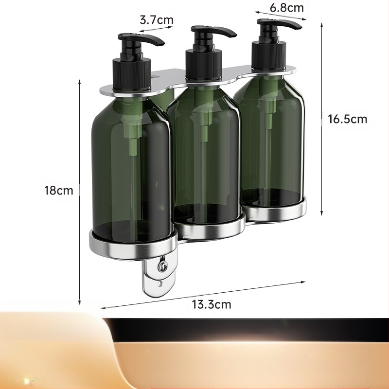 304 nerūdijančio plieno muilo dozatorius, neperforuotas viešbučio tualeto dušo želės rankų dezinfekavimo priemonės butelis, skirtas eksportui per sieną