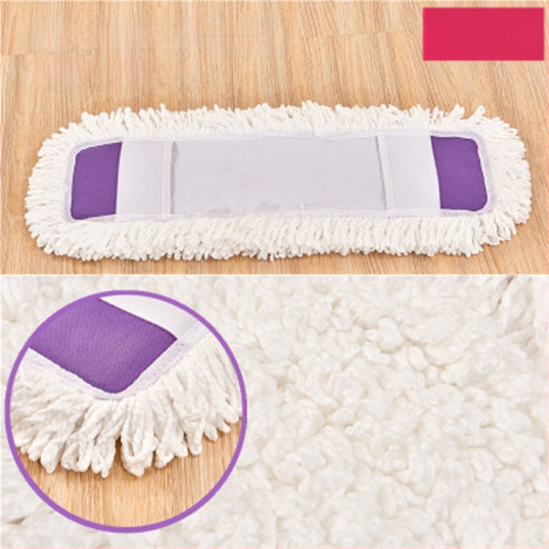 Zamjenska krpa za mop s ravnom krpom, navlaka za mop od 65 cm, pamučni konac, upija prašinu, glava za guranje, lijena glava krpe za mop