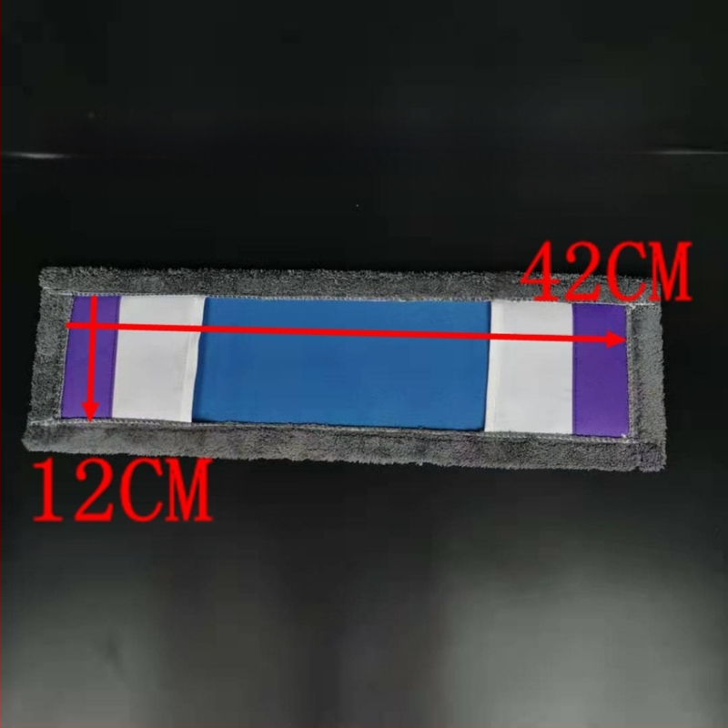 Zamjenska krpa za mop s ravnom krpom, navlaka za mop od 65 cm, pamučni konac, upija prašinu, glava za guranje, lijena glava krpe za mop