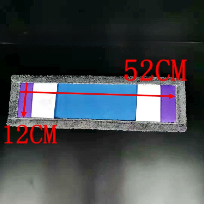 Zamjenska krpa za mop s ravnom krpom, navlaka za mop od 65 cm, pamučni konac, upija prašinu, glava za guranje, lijena glava krpe za mop