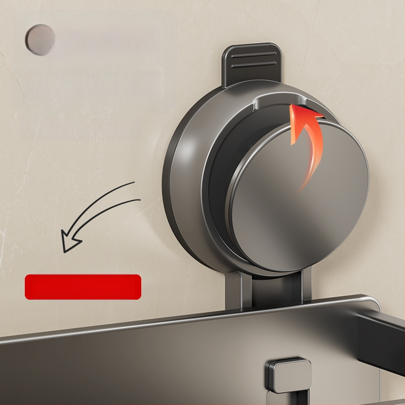 Tualeto siurbimo puodelio laikymo lentynėlė vonios kambariui Tualetiniai rankšluosčiai Dušo želė Šampūnas Kosmetikos laikymo lentynėlė be perforatoriaus