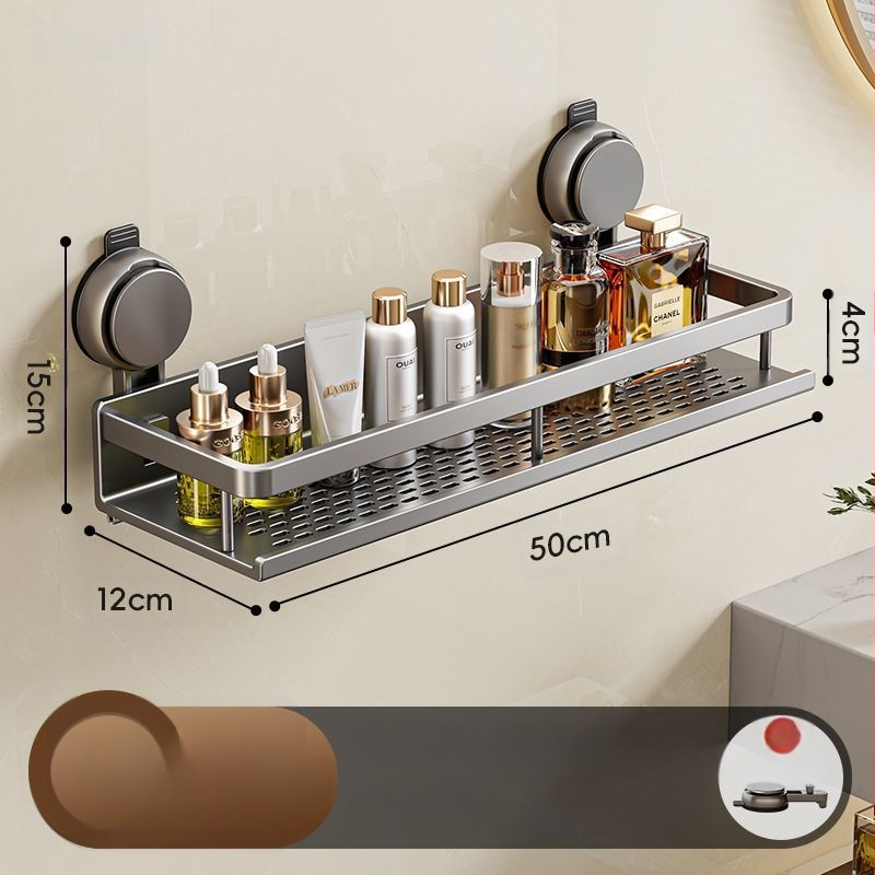Tualeto siurbimo puodelio laikymo lentynėlė vonios kambariui Tualetiniai rankšluosčiai Dušo želė Šampūnas Kosmetikos laikymo lentynėlė be perforatoriaus