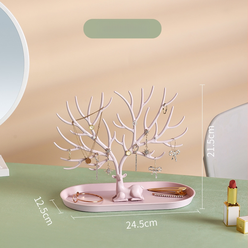 Elnių ragų auskarai Auskarų demonstracinis stovas Papuošalų laikymo lentynėlė Apyrankė Karolių pakaba Papuošalų dėžutė Įėjimas Raktų lentynėlė Papuošalai