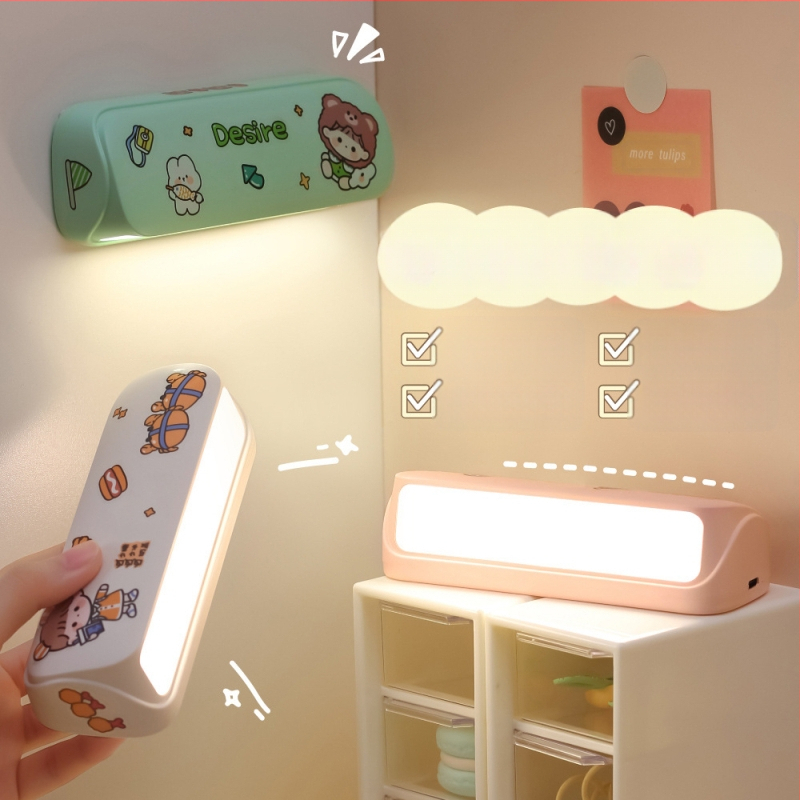 Internetinė garsenybė Mini naktinė lemputė Mielas miegamojo lovos atmosferos apšvietimas Naktinės turgaus prekystalio LED naktinė lemputė Dovana