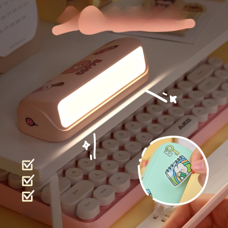 Internetinė garsenybė Mini naktinė lemputė Mielas miegamojo lovos atmosferos apšvietimas Naktinės turgaus prekystalio LED naktinė lemputė Dovana