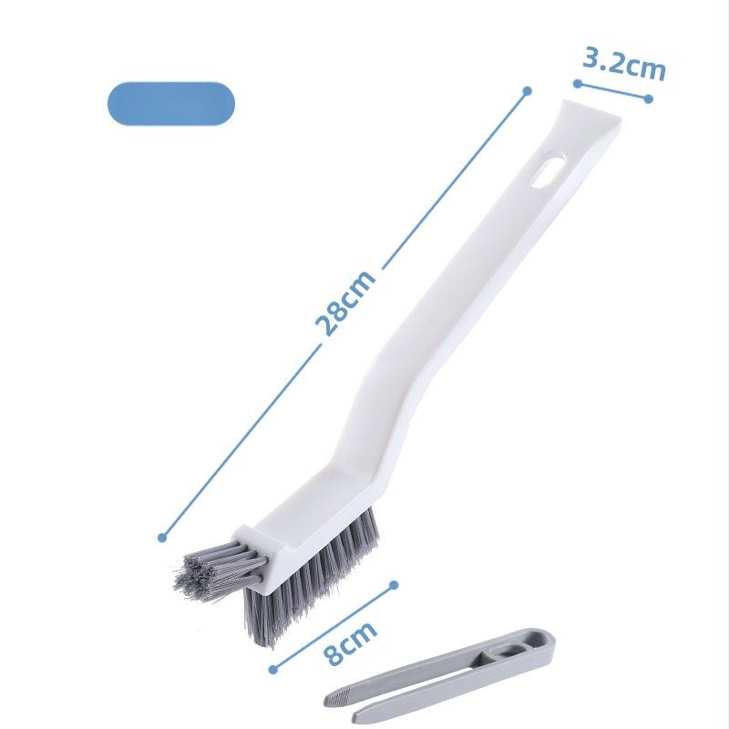 Rotējoša daudzfunkcionāla spraugu tīrīšanas birste ar cietiem matiem, divi vienā, vannas istabas flīzēm, bez stāva leņķa, grīdas spraugas birste, sienu birste, grīdas birste
