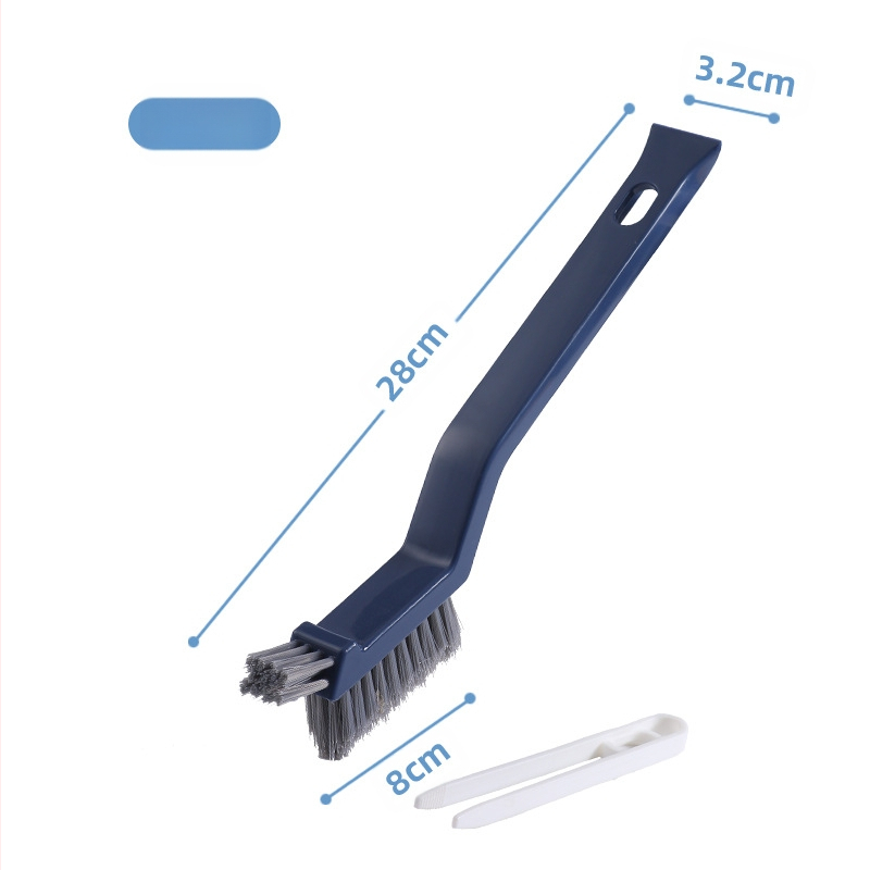 Rotējoša daudzfunkcionāla spraugu tīrīšanas birste ar cietiem matiem, divi vienā, vannas istabas flīzēm, bez stāva leņķa, grīdas spraugas birste, sienu birste, grīdas birste