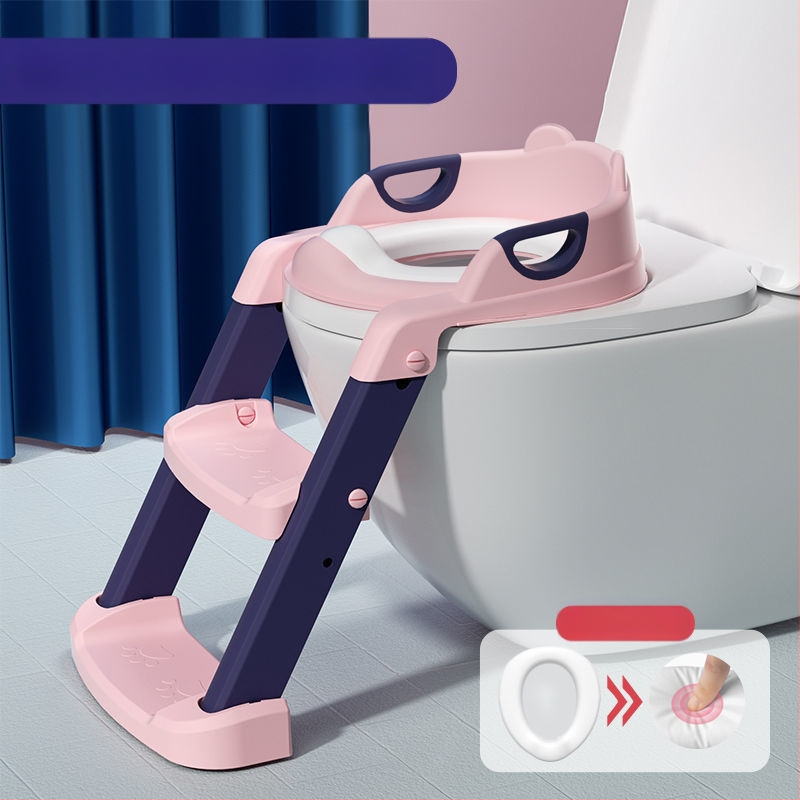 Scaun de toaletă pentru copii, tip scară pentru băieți și fete, scară pliabilă, cadru, scaun de toaletă pentru copii, pisoar pentru copii