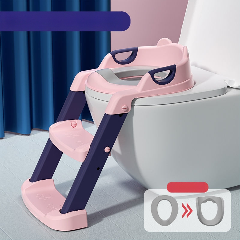 Scaun de toaletă pentru copii, tip scară pentru băieți și fete, scară pliabilă, cadru, scaun de toaletă pentru copii, pisoar pentru copii