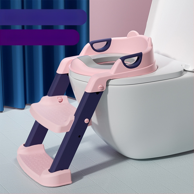 Scaun de toaletă pentru copii, tip scară pentru băieți și fete, scară pliabilă, cadru, scaun de toaletă pentru copii, pisoar pentru copii