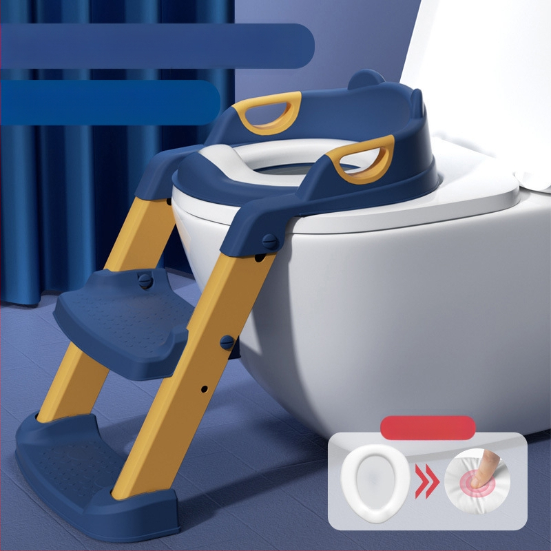 Scaun de toaletă pentru copii, tip scară pentru băieți și fete, scară pliabilă, cadru, scaun de toaletă pentru copii, pisoar pentru copii