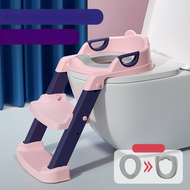 Scaun de toaletă pentru copii, tip scară pentru băieți și fete, scară pliabilă, cadru, scaun de toaletă pentru copii, pisoar pentru copii