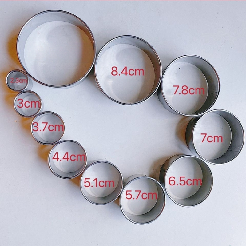 Plieninė žiedinė forma, Bobo apvali forma, torto žiedinė forma, pilnas keptų koldūnų odos putėsių žiedo rinkinys, Sikang forma