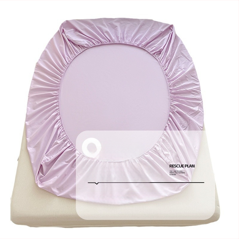 100 % Xinjiang medvilninis lovos užtiesalas, vientisas, grynos medvilnės lovos užtiesalas, vienspalvis čiužinio užtiesalas, dulkėms atsparus medvilninis lovos užtiesalo trijų dalių komplektas