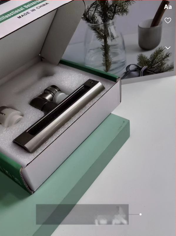 Virtuves trauku mazgāšanas jaucējkrāns, universāls pagarinātājs, lietus, četru ātrumu, pagriežams, spiediena, šļakatu necaurlaidīgs, artefakts