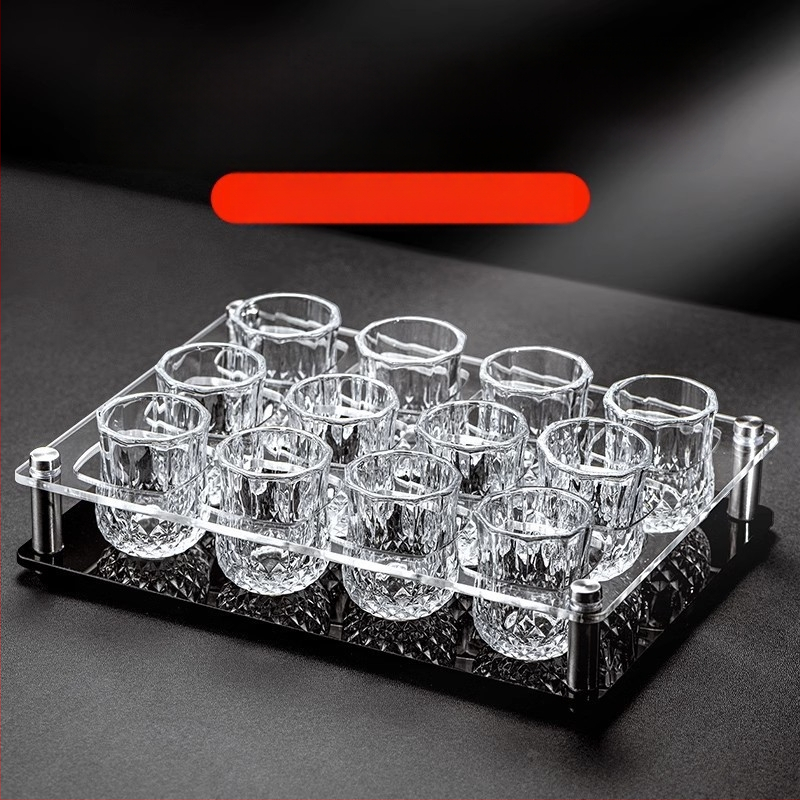 Baltojo vyno taurės, tinkančios namams, lengvos, prabangios, 50 ml, vienos arba dviejų rombo formos mažų vyno taurių, vienos taurės, vienos ir dviejų taurių, vyno taurės, tinkančios namams