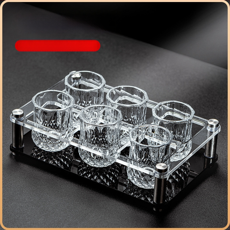 Baltojo vyno taurės, tinkančios namams, lengvos, prabangios, 50 ml, vienos arba dviejų rombo formos mažų vyno taurių, vienos taurės, vienos ir dviejų taurių, vyno taurės, tinkančios namams