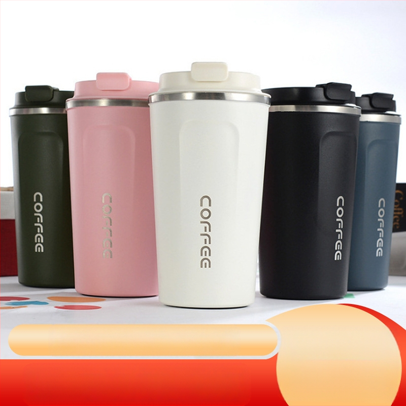 Határokon átnyúló egyszerű 304 rozsdamentes acél kávésbögre amerikai nagybögre kreatív szabadidős kültéri autósbögre nyomtatás LOGO