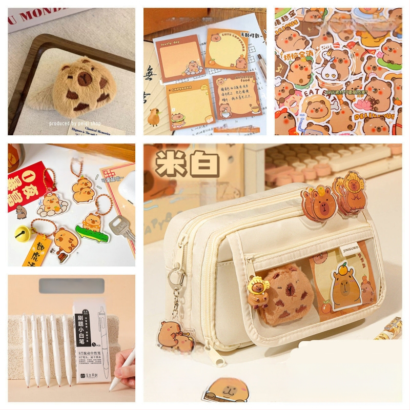 Uus Capibala pinal tüdrukutele algkooliõpilastele, uhke klapiga suure mahutavusega pinal poistele