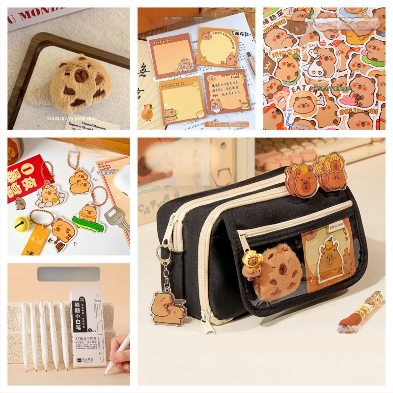 Uus Capibala pinal tüdrukutele algkooliõpilastele, uhke klapiga suure mahutavusega pinal poistele