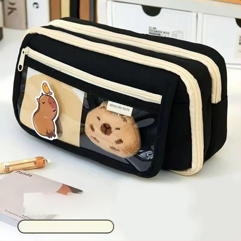 Uus Capibala pinal tüdrukutele algkooliõpilastele, uhke klapiga suure mahutavusega pinal poistele