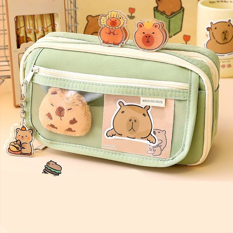 Uus Capibala pinal tüdrukutele algkooliõpilastele, uhke klapiga suure mahutavusega pinal poistele