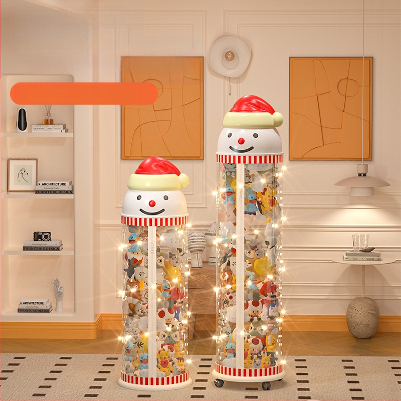 Užtrauktuku užsegama didelės talpos lėlių laikymo statinė vaikams, pliušinis žaislas, permatomas krepšelis, lėlių laikymo statinė