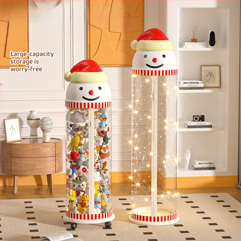 Užtrauktuku užsegama didelės talpos lėlių laikymo statinė vaikams, pliušinis žaislas, permatomas krepšelis, lėlių laikymo statinė