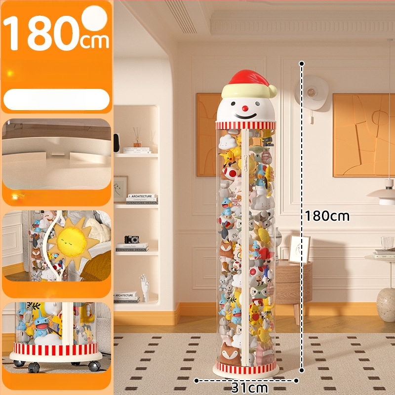 Užtrauktuku užsegama didelės talpos lėlių laikymo statinė vaikams, pliušinis žaislas, permatomas krepšelis, lėlių laikymo statinė