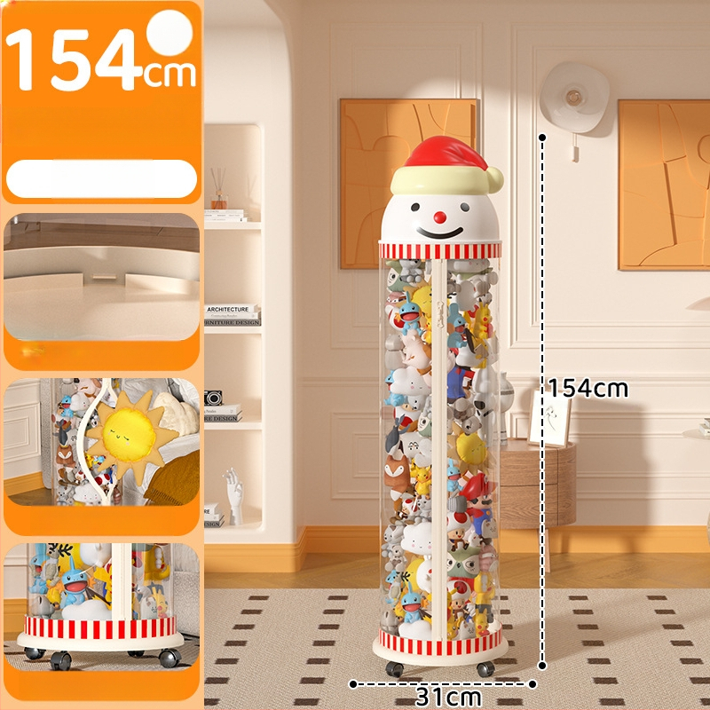 Užtrauktuku užsegama didelės talpos lėlių laikymo statinė vaikams, pliušinis žaislas, permatomas krepšelis, lėlių laikymo statinė