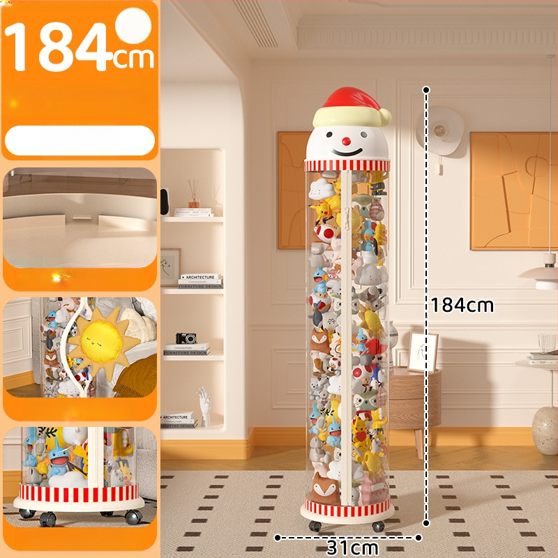 Užtrauktuku užsegama didelės talpos lėlių laikymo statinė vaikams, pliušinis žaislas, permatomas krepšelis, lėlių laikymo statinė