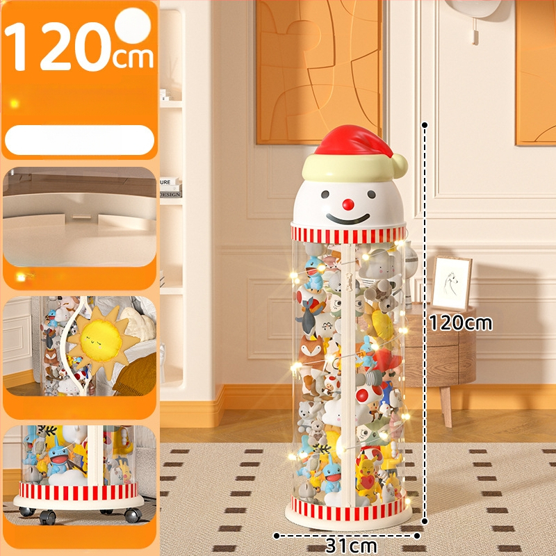 Užtrauktuku užsegama didelės talpos lėlių laikymo statinė vaikams, pliušinis žaislas, permatomas krepšelis, lėlių laikymo statinė