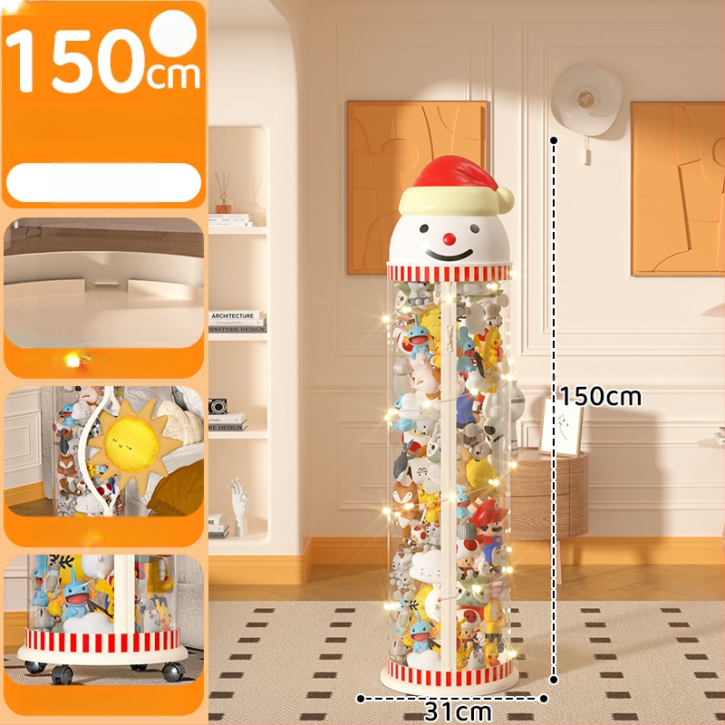 Užtrauktuku užsegama didelės talpos lėlių laikymo statinė vaikams, pliušinis žaislas, permatomas krepšelis, lėlių laikymo statinė