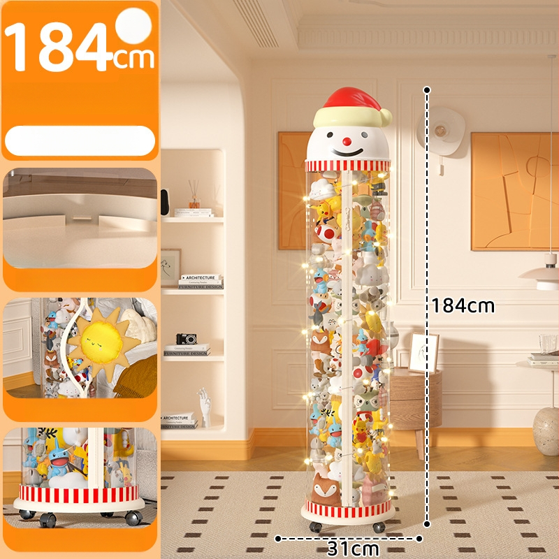 Užtrauktuku užsegama didelės talpos lėlių laikymo statinė vaikams, pliušinis žaislas, permatomas krepšelis, lėlių laikymo statinė