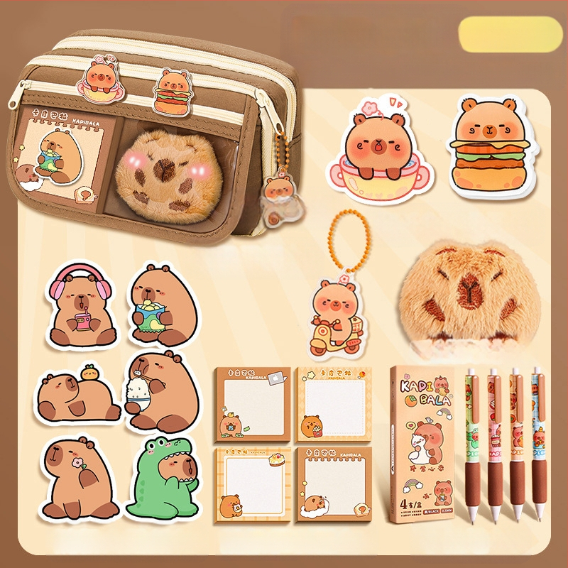 Калъф за моливи Capi Bar за жени с висока стойност Yan, голям капацитет, чанта за канцеларски материали за начално училище, чанта за моливи за деца в гимназията и момчета