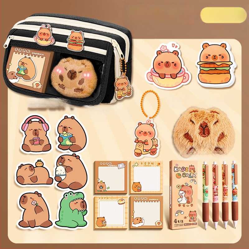 Калъф за моливи Capi Bar за жени с висока стойност Yan, голям капацитет, чанта за канцеларски материали за начално училище, чанта за моливи за деца в гимназията и момчета