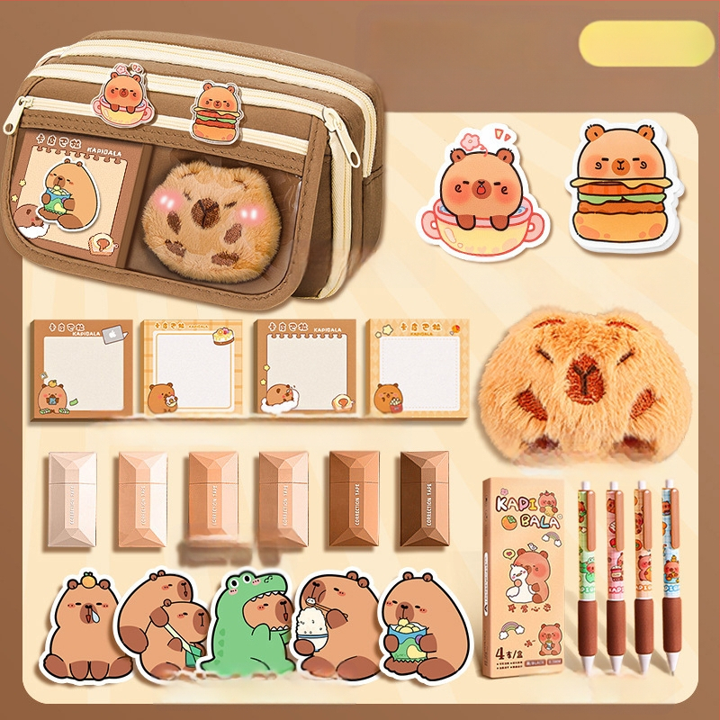 Калъф за моливи Capi Bar за жени с висока стойност Yan, голям капацитет, чанта за канцеларски материали за начално училище, чанта за моливи за деца в гимназията и момчета