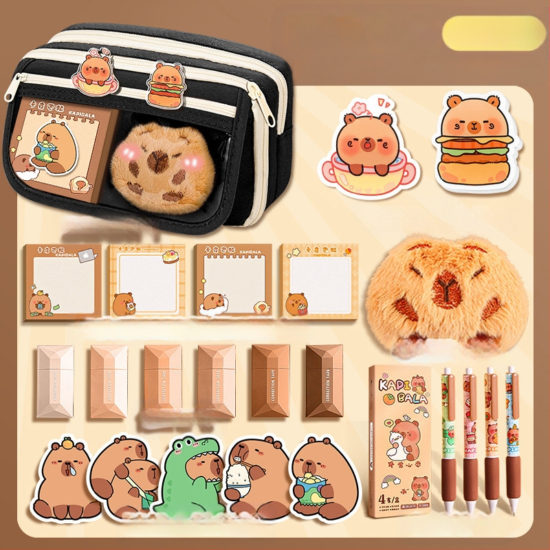 Калъф за моливи Capi Bar за жени с висока стойност Yan, голям капацитет, чанта за канцеларски материали за начално училище, чанта за моливи за деца в гимназията и момчета