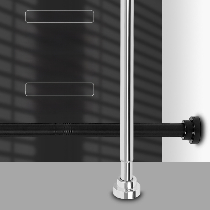 Piiriülene eksklusiivne teleskoopvarda, perforeerimata roostevabast terasest dušikardina varda, uksekardina varda, riiete kuivatusvarda, garderoobi kardinapuu ühendamiseks