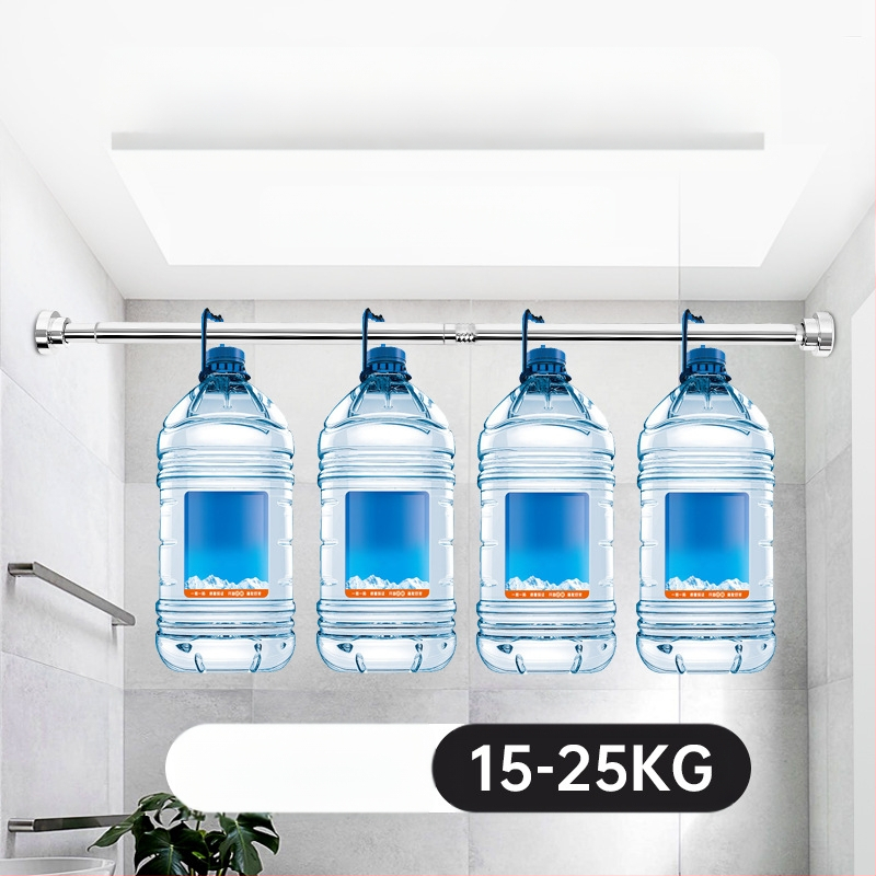 Piiriülene eksklusiivne teleskoopvarda, perforeerimata roostevabast terasest dušikardina varda, uksekardina varda, riiete kuivatusvarda, garderoobi kardinapuu ühendamiseks