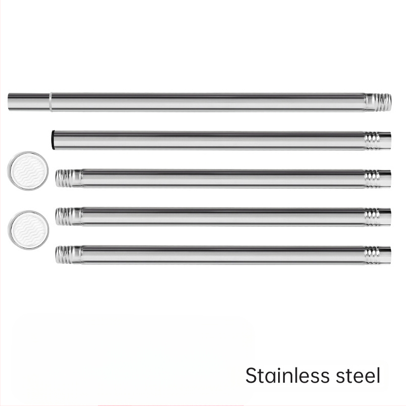 Piiriülene eksklusiivne teleskoopvarda, perforeerimata roostevabast terasest dušikardina varda, uksekardina varda, riiete kuivatusvarda, garderoobi kardinapuu ühendamiseks