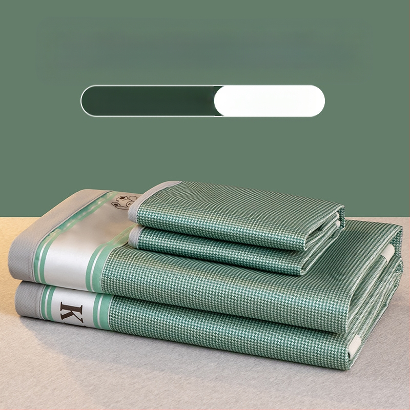 Vasarinis vasaros kilimėlis, ledo šilko kilimėlis, skalbiamas oro kondicionavimo kilimėlis, trijų dalių komplektas, studentų bendrabučio vienvietis sulankstomas vasaros kilimėlis, didmeninė prekyba