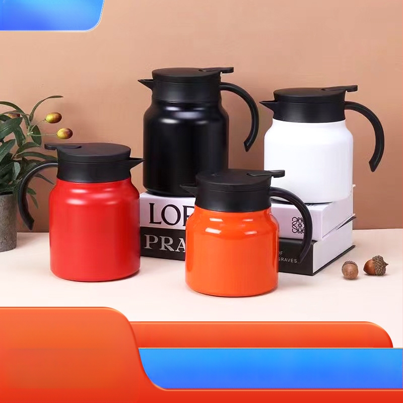 Troškintas arbatinukas, buitinis, 316 nerūdijančio plieno, šilumos išsaugojimo puodas, didelės talpos kavos puodas, arbatos vandens atskyrimo arbatinukas, nešiojamas virdulys