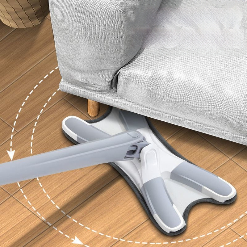 Liblikmopp käed-vabad majapidamispuhastus üheastmeline kuiv- ja märgpuhastus kaheotstarbeline laiskmopp põrandamopp õpilasele Xiliang