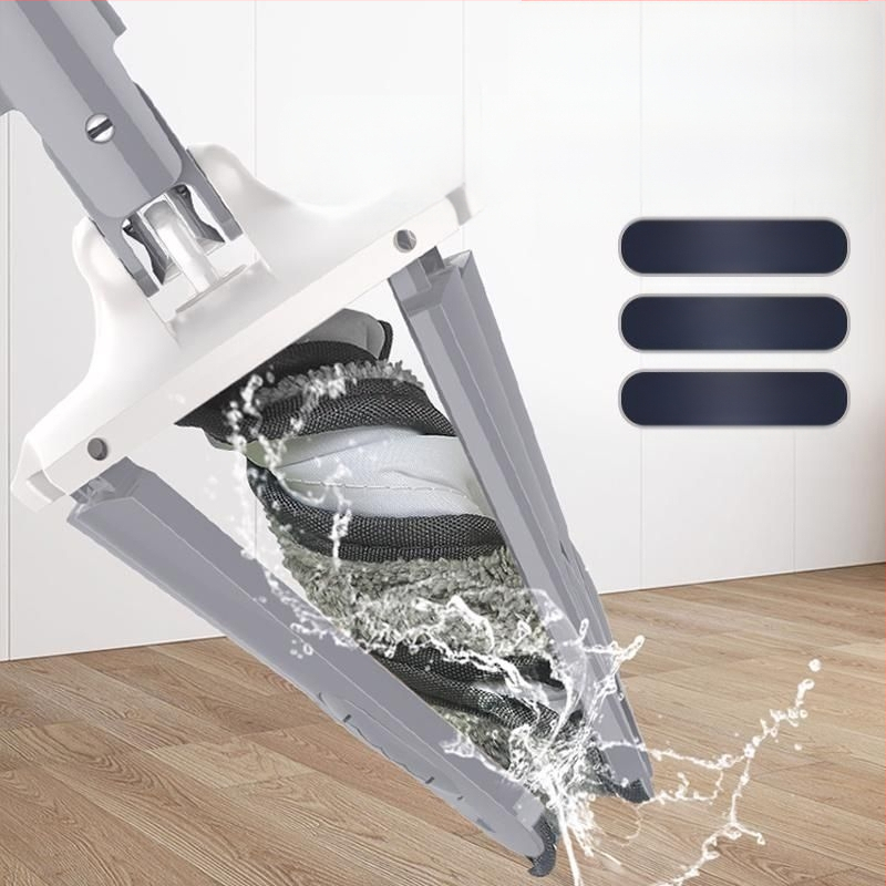 Liblikmopp käed-vabad majapidamispuhastus üheastmeline kuiv- ja märgpuhastus kaheotstarbeline laiskmopp põrandamopp õpilasele Xiliang