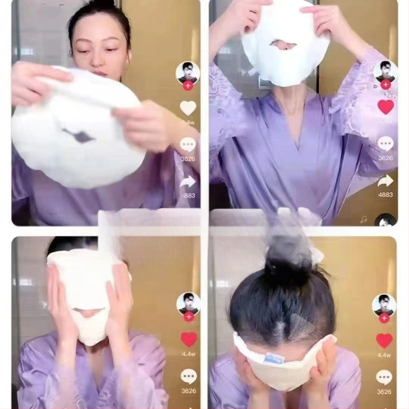 Karšto rankšluosčio kaukė šalto kompreso kaukė kaukė veido rankšluostis grožio rankšluostis drėkinimas