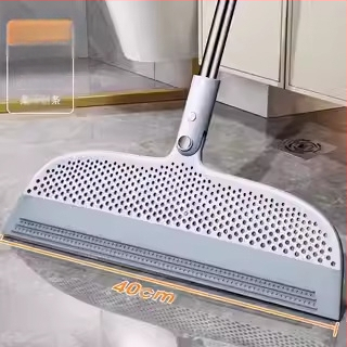 Mătură magică de uz casnic, mătură de toaletă din silicon, răzuire a podelei, mătură de baie multifuncțională, răzuire a podelei, ștergător