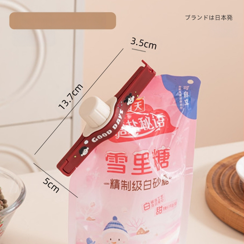 Dopamiin skaalaga sulgemisklambriga köögimaitseaine toidu säilitamise klamber tühjendussuu sulgemisseade maitseaine suupisteklamber