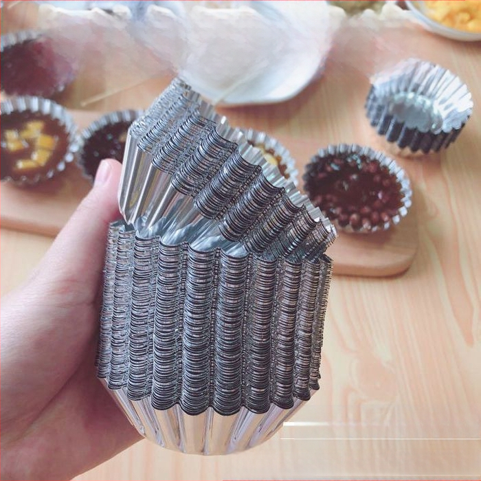 Chrizantema lempos dubuo tortas kiaušinių pyrago forma vienkartinė kepimo skardos folija aliuminio folijos puodelis ryžių pyragas ryžių pyragas desertas skardos folijos pagrindas