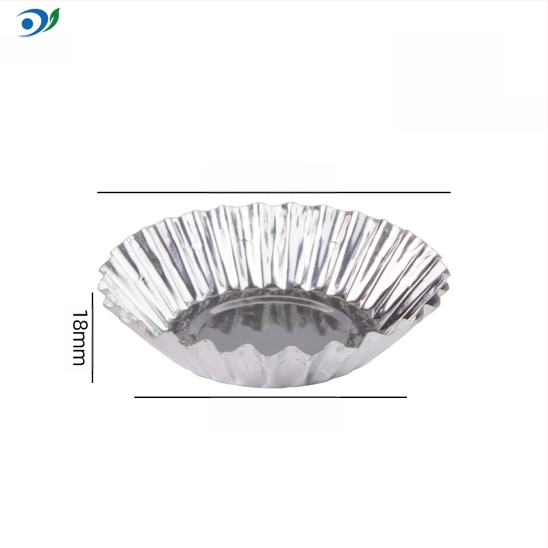 Chrizantema lempos dubuo tortas kiaušinių pyrago forma vienkartinė kepimo skardos folija aliuminio folijos puodelis ryžių pyragas ryžių pyragas desertas skardos folijos pagrindas